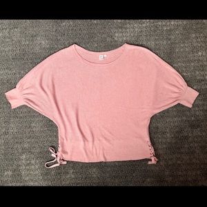 Gap - oversized 3/4 sleeve shirt